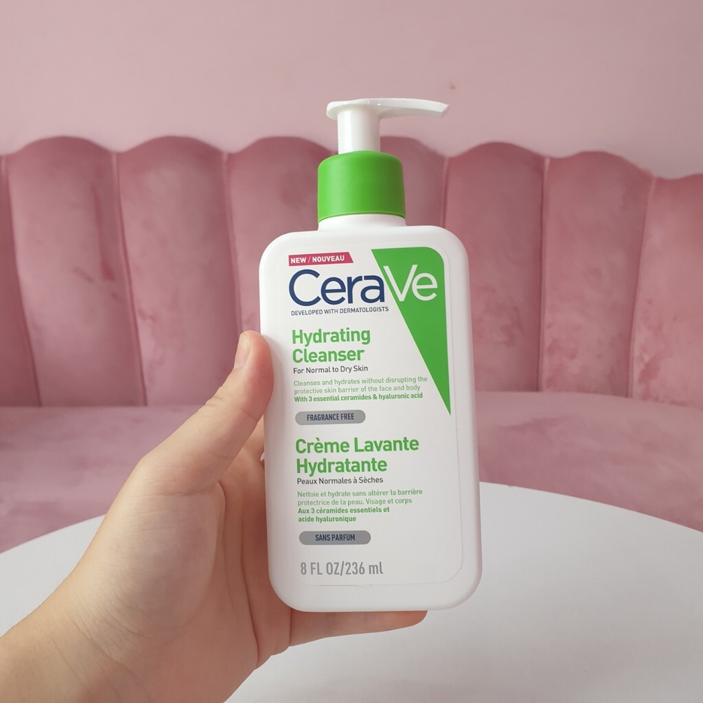 (xanh lá) Sữa rửa mặt CeraVe Hydrating Facial Cleanser 236ml