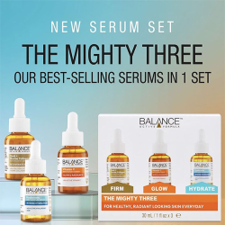 Bộ 03 serum sáng da, dưỡng ẩm và ngăn ngừa lão hóa Balance Active Skincare The Mighty Three (3x30ml)_12