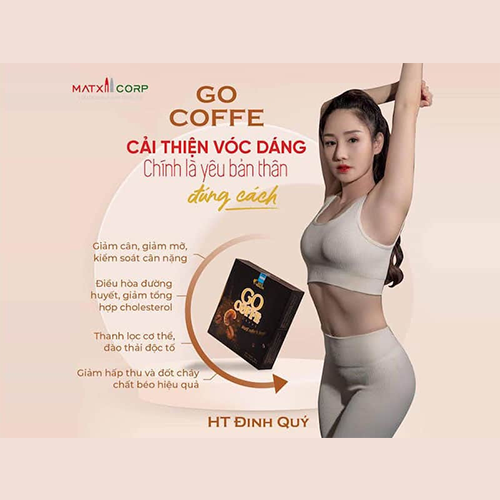 Cà phê giảm cân Go Coffee - Hộp 12 gói