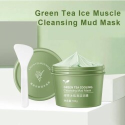 combo 2 hộp Mặt Nạ Trà Xanh Green Tea Cooling Cleansing Mud Mask 120g_13