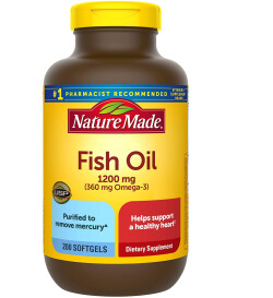 Dầu Cá Nature Made Fish Oil Omega 3 1200mg Hộp 200 Viên_12