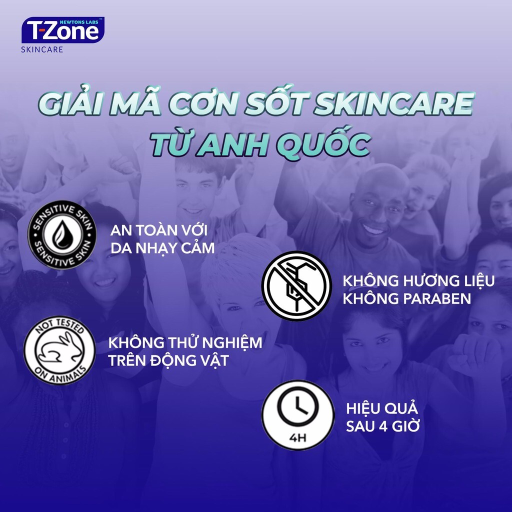 Gel Rửa Mặt Làm Sạch Sâu Tinh Chất Tràm Trà T-Zone Clear Pore Facial Wash 200ml