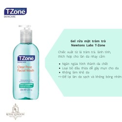 Gel Rửa Mặt Làm Sạch Sâu Tinh Chất Tràm Trà T-Zone Clear Pore Facial Wash 200ml_12