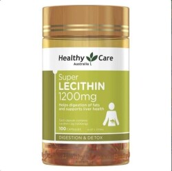 Healthy Care Lecithin 1200mg 100 Capsules - Tinh chất mầm đậu nành khôi phục chức năng sinh lý nữ_11