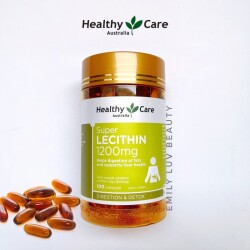 Healthy Care Lecithin 1200mg 100 Capsules - Tinh chất mầm đậu nành khôi phục chức năng sinh lý nữ_123