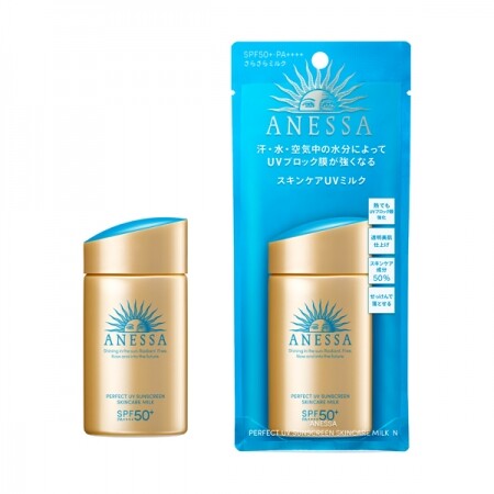 Kem Chống Nắng Dạng Sữa Chống Trôi Anessa Perfect UV Sunscreen Skincare Milk SPF50+/PA++++ 60ml