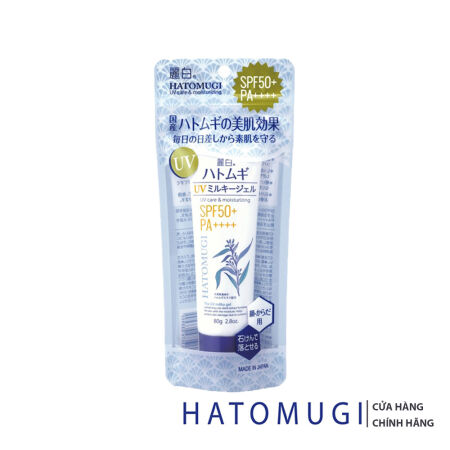Kem chống nắng dưỡng da, chiết xuất ý dĩ Hatomugi UV Milky Gel SPF50++++ 80g_10