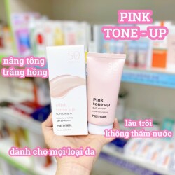Kem Chống Nắng Nâng Tone Pretty Skin Pink Tone Up Cream SPF 50+ PA++++ 70ml_123