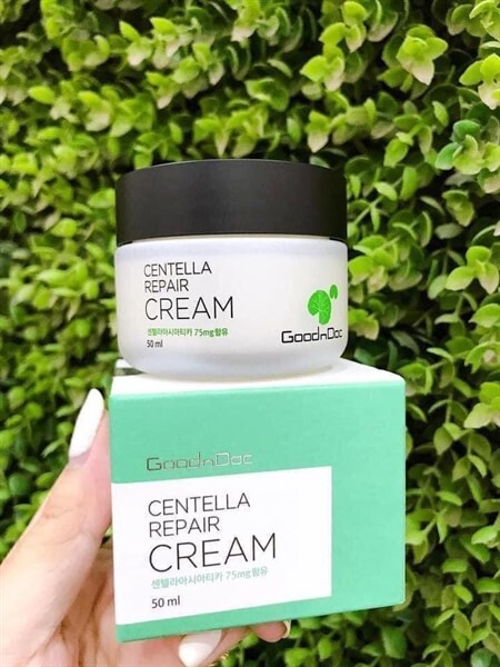 Kem Dưỡng Chiết Xuất Rau Má GoodnDoc Centella Repair Cream