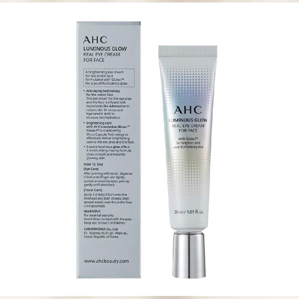 Kem Dưỡng Mắt - AHC Luminous Glow Eye Cream For Face 30ml