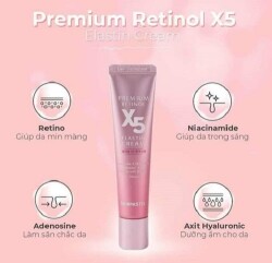 Kem Dưỡng Trắng Chống Lão Hóa X5 SKINPASTEL Premium Retinol X5 Elastin Cream Hồng_16