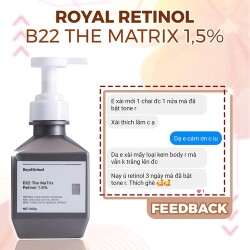 Kem kích trắng body Royal Retinol B22 The Matrix Retinol 1.5% 200g_11