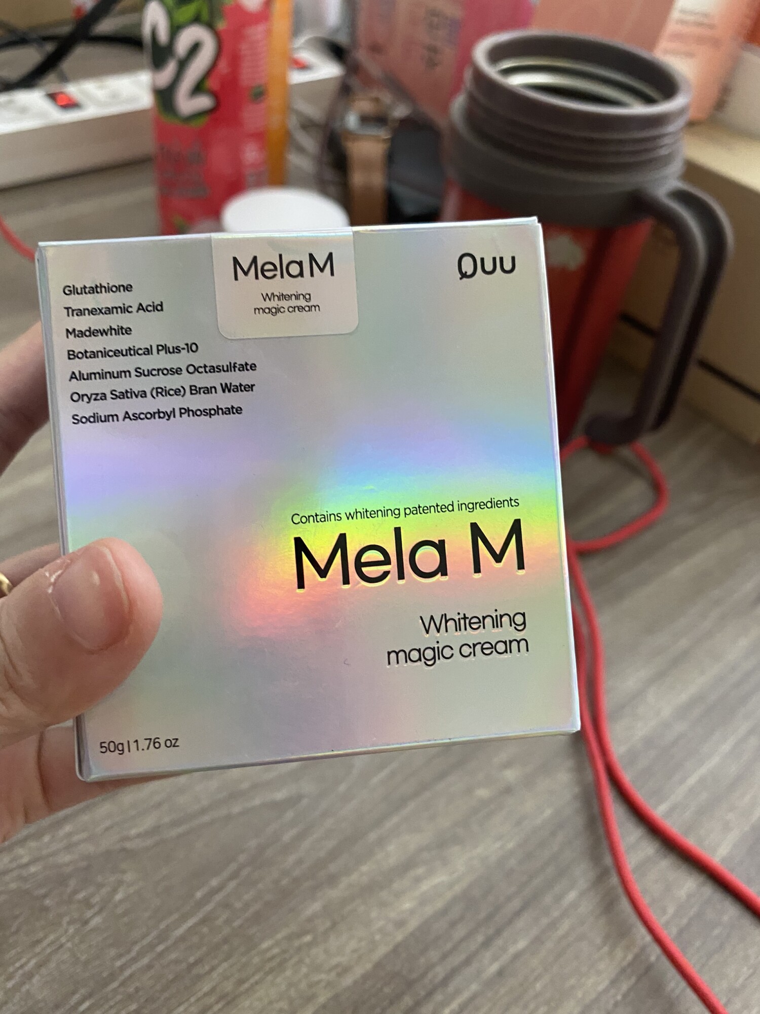 Kem nám Mela M - Mẫu mới của dòng kem nám Mela Q