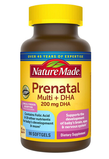 Nature Made Prenatal Multi + DHA - Vitamin Tổng Hợp Cho Bà Bầu Của Mỹ, 150 viên