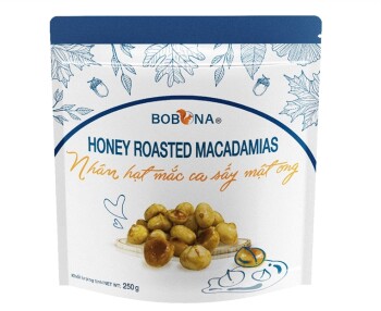 NHÂN HẠT MẮC CA SẤY MẬT ONG - GÓI 250G