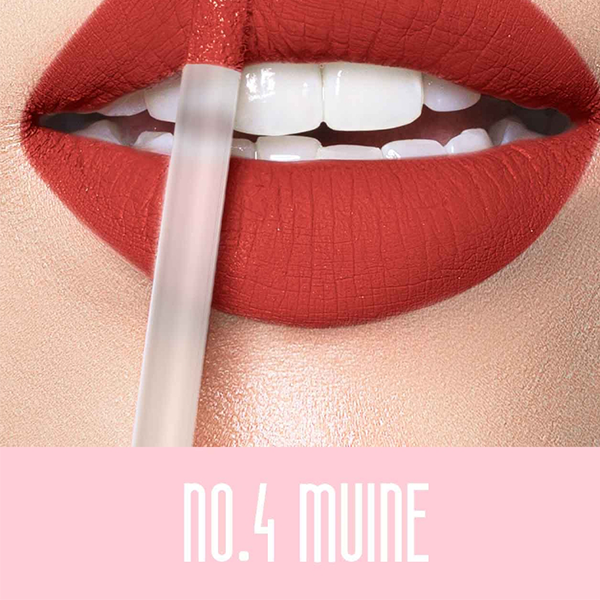 No.4 Mũi Né có sắc cam đỏ - Màu Son Nhung Lì Sgirls By M.O.I Special Edition