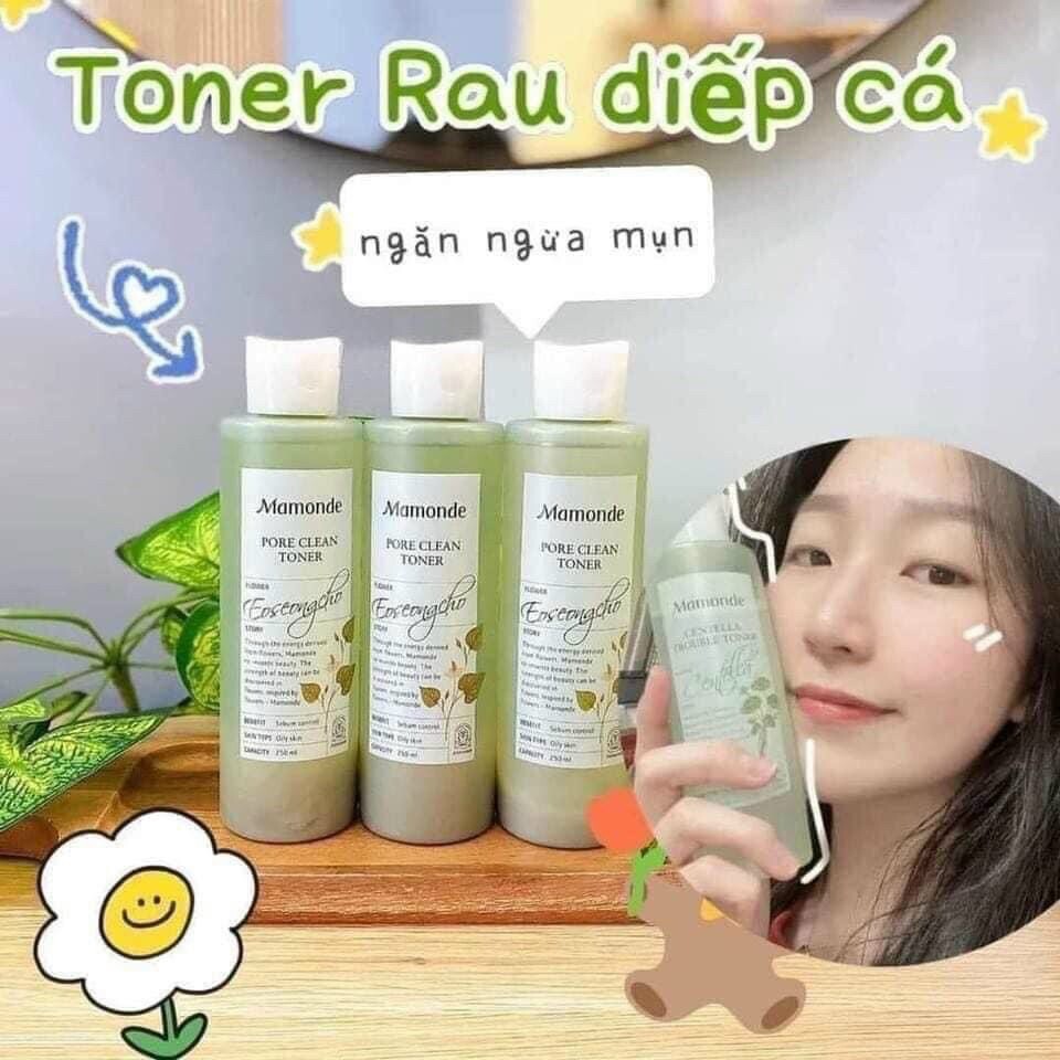 Nước Cân Bằng Mamonde Làm Sạch Dầu, Ngăn Ngừa Mụn 250ml Pore Clean Toner