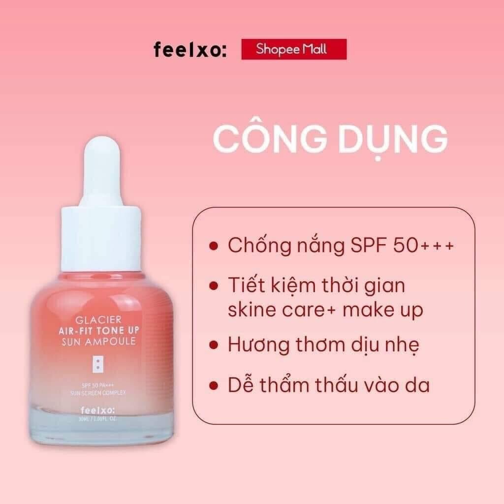 SERUM CHỐNG NẮNG GLACIER UV PROTECT TONE-UP SUN AMPOULE SPF50 PA+++