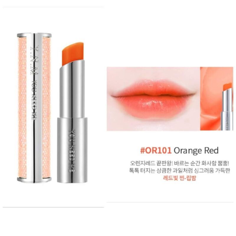 Son Dưỡng YNM Candy Honey Lip Balm OR101 Orange Red