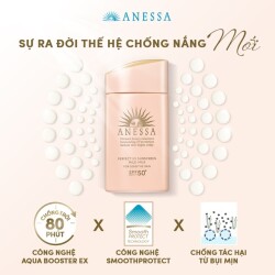 Sữa Chống Nắng Anessa Cho Da Nhạy Cảm & Trẻ Em 60ml Perfect UV Sunscreen Mild Milk (For Sensitive Skin) SPF50+/PA++++_11