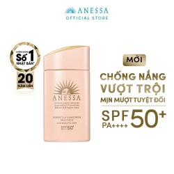 Sữa Chống Nắng Anessa Cho Da Nhạy Cảm & Trẻ Em 60ml Perfect UV Sunscreen Mild Milk (For Sensitive Skin) SPF50+/PA++++_15