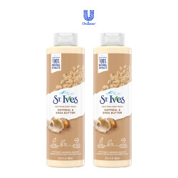 Sữa Tắm St.Ives Yến Mạch & Bơ Hạt Mỡ Dưỡng Ẩm Da 650ml Oatmeal & Shea Butter Soothing Body Wash_123