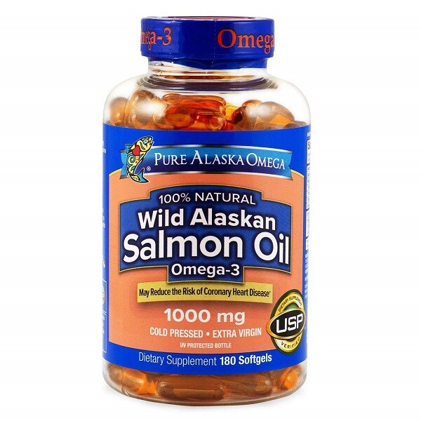 Viên dầu cá hồi Pure Alaska Omega Wild Salmon 210 viên