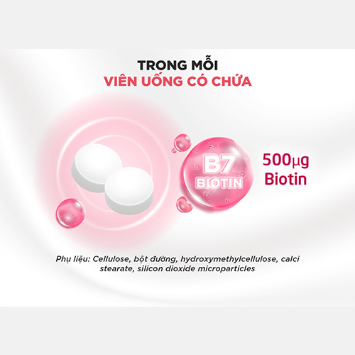 Viên uống biotin ngăn rụng tóc DHC Sustained Release Biotin - 30 ngày (30 viên)