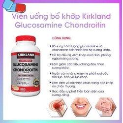 Viên Uống Bổ Khớp Kirkland Signature Glucosamine 1500mg Chondroitin1200mg - 220v_12