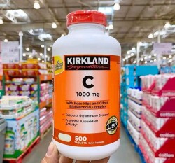 Viên uống bổ sung Vitamin C của Mỹ 1000mg Kirkland 500 viên_11