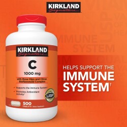 Viên uống bổ sung Vitamin C của Mỹ 1000mg Kirkland 500 viên_12