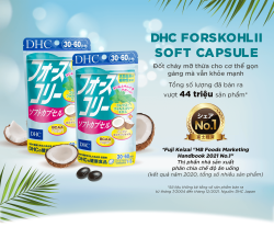 Viên uống dầu dừa hỗ trợ giảm cân DHC Forskohlii Soft Capsule 30 ngày_15