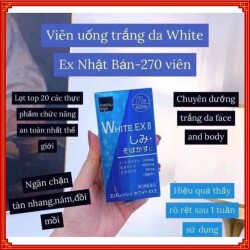 VIÊN UỐNG TRẮNG DA WHITE EX 270v (Nội Địa Nhật)_15