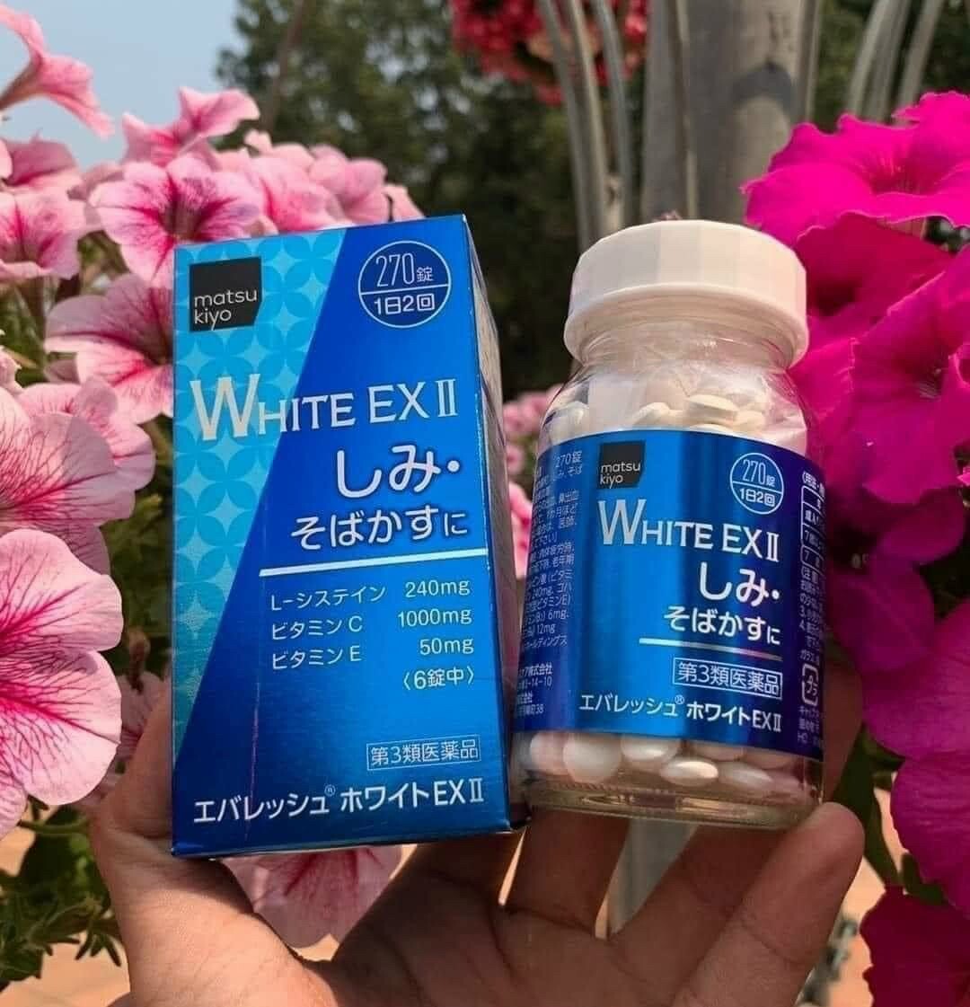 VIÊN UỐNG TRẮNG DA WHITE EX 270v (Nội Địa Nhật)