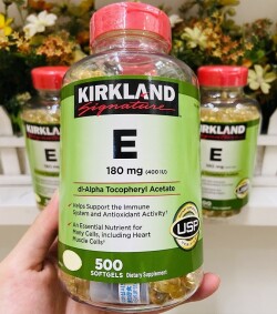 Viên Uống Vitamin E Kirkland 400IU- Nắp Đỏ 500 Viên_123